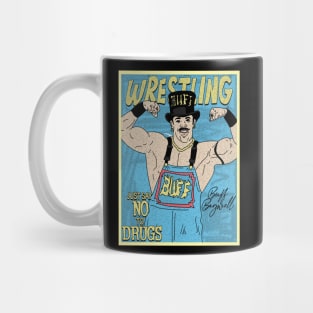 Buff Bagwell Hat Wrestling // Just Say No To Drugs Mug